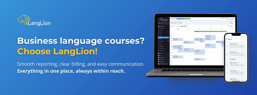business language courses with LangLion Platform