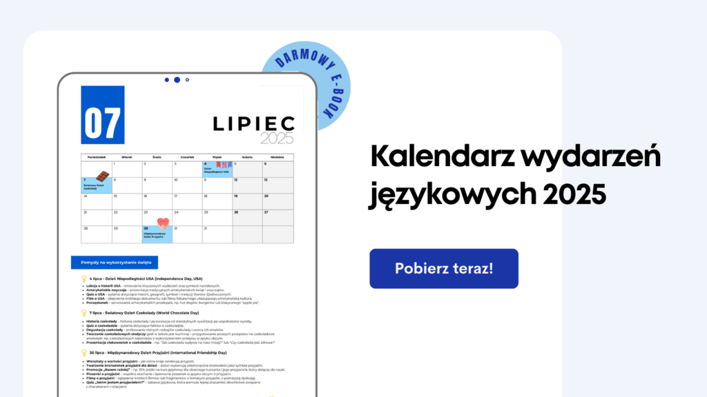Kalendarz wydarzeń językowych 2025