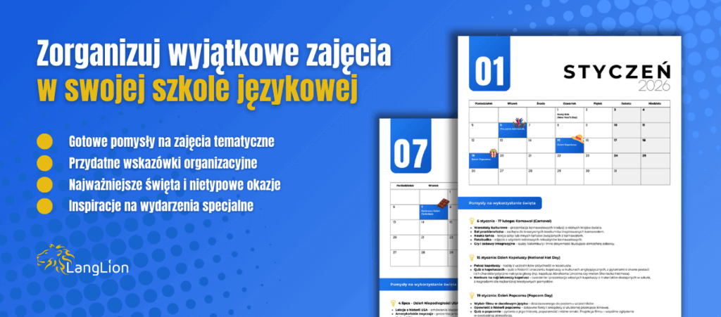 ebook Kalendarz wydarzeń językowych 2026