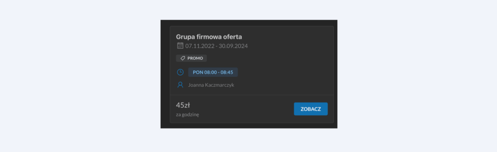 Krok płatności dla kontynuacji w LangLion