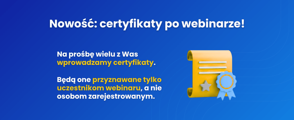 certyfikaty po webinarach langlion