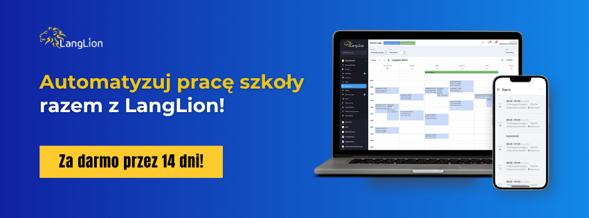 automatyzuj pracę szkoły razem z LangLion